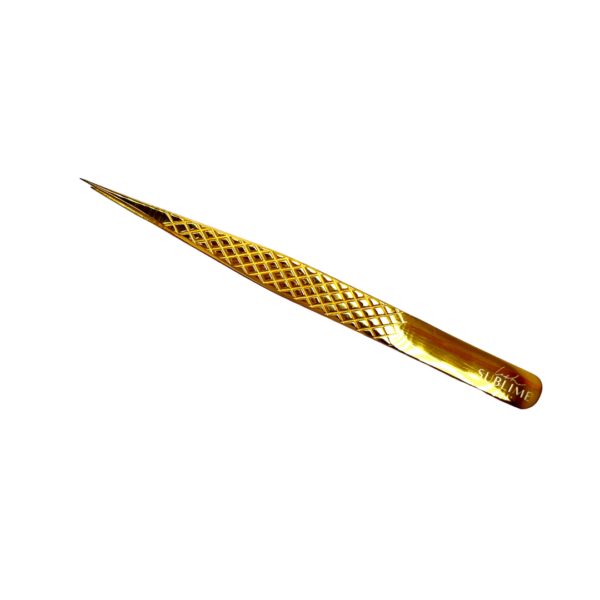 Tweezer Straight Mermaid Grip – Hand Tested – Blue or Gold